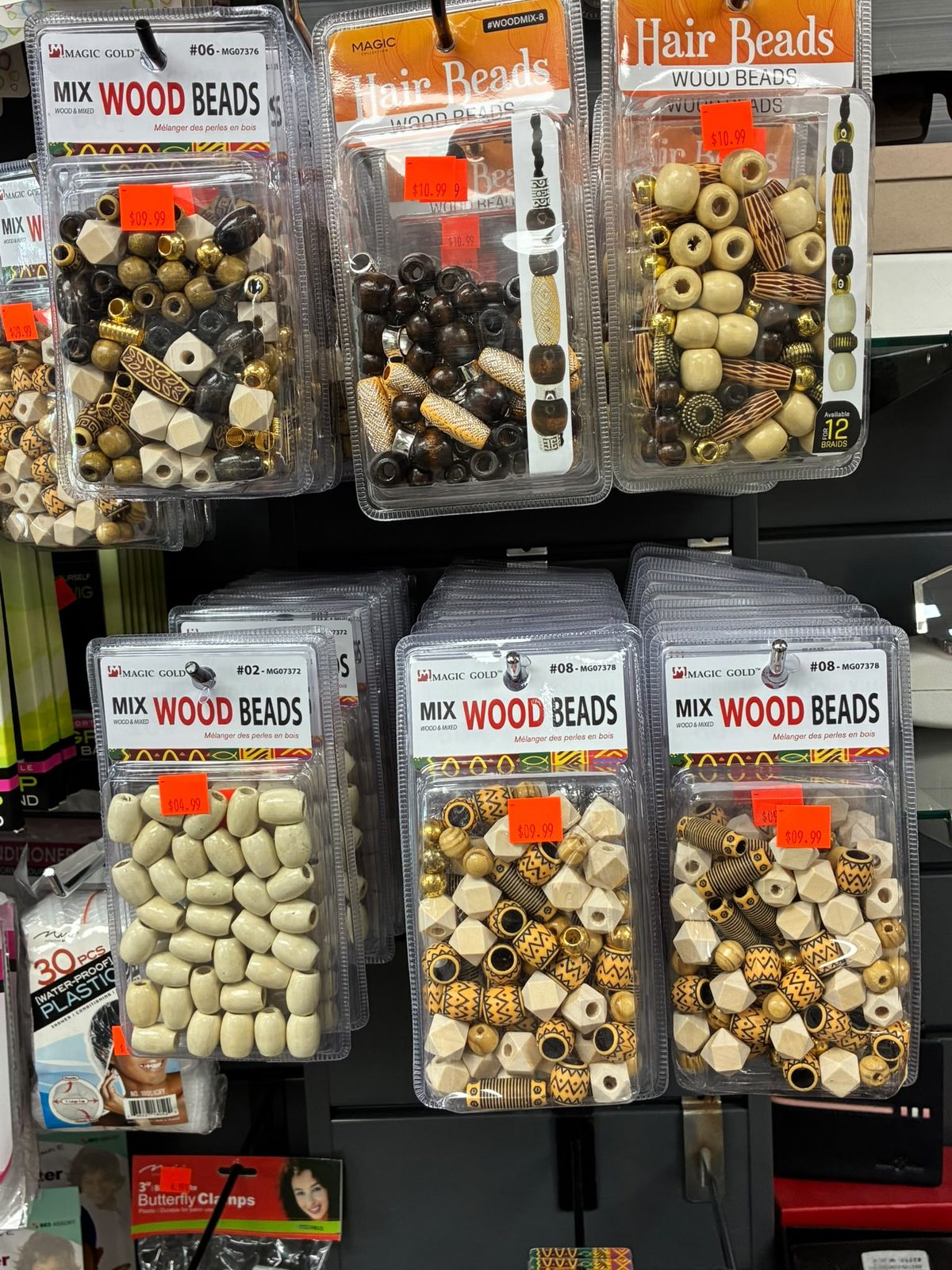 Accessoires en vente au salon