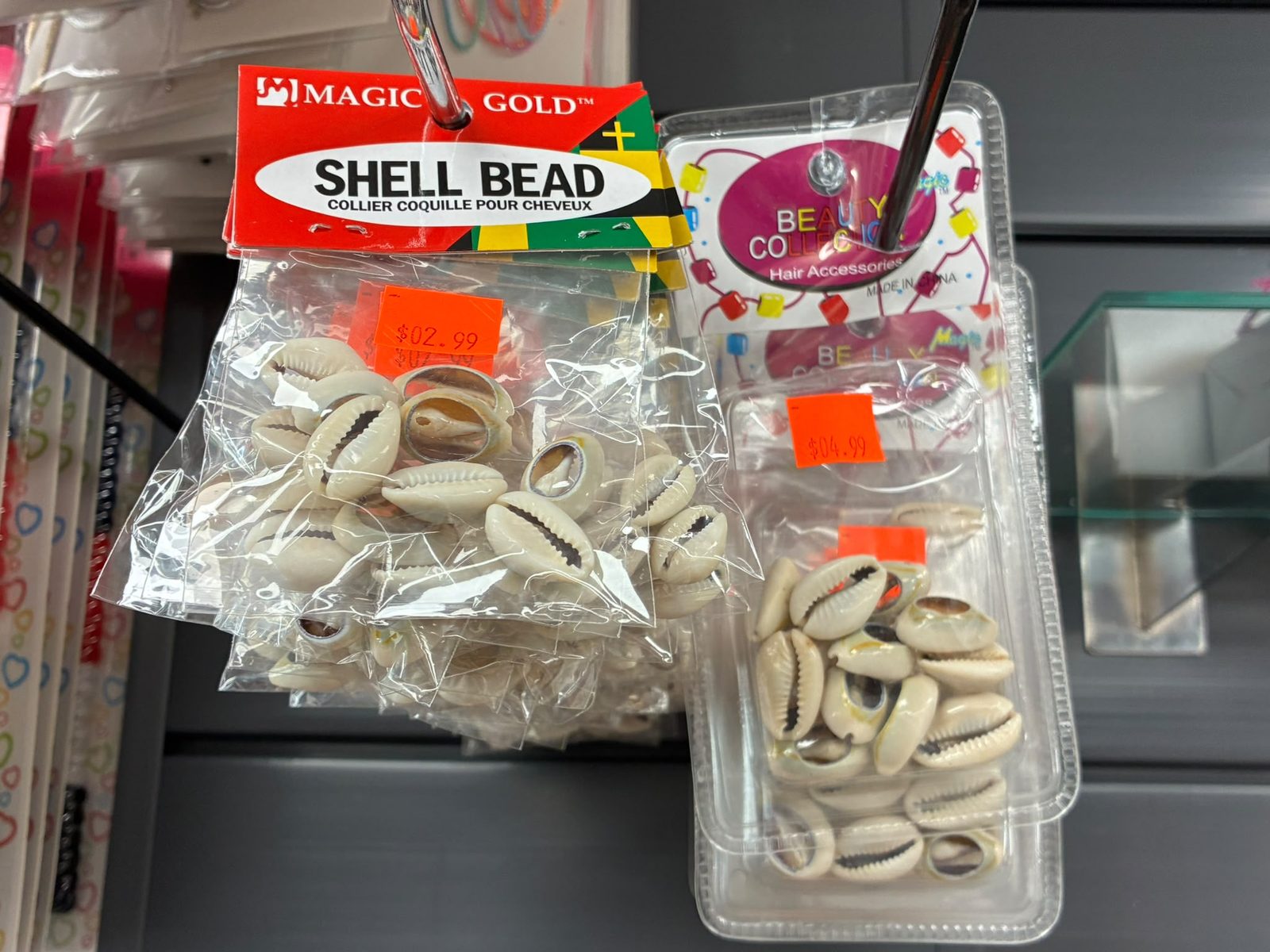 Accessoires en vente au salon