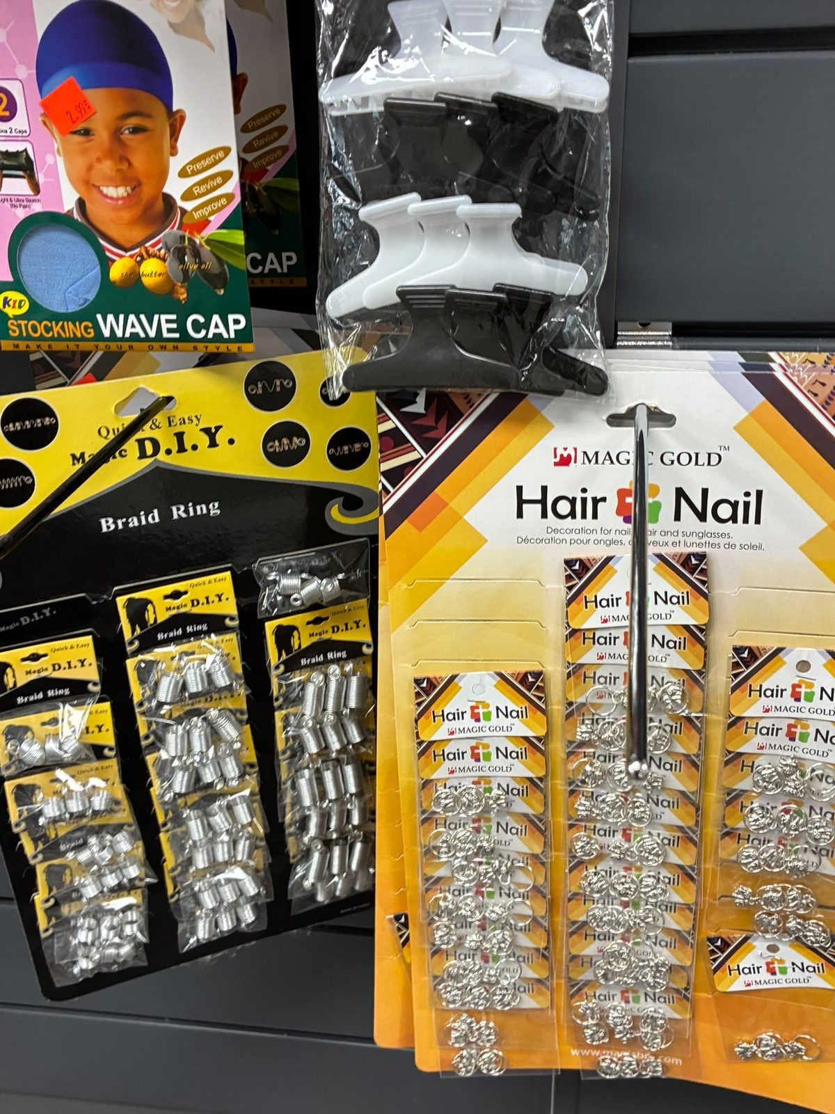 Accessoires en vente au salon