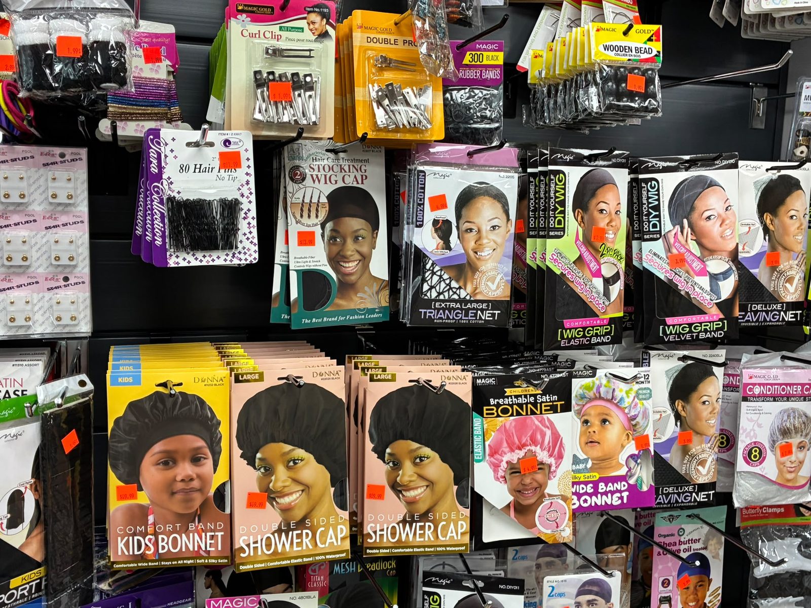 Accessoires en vente au salon
