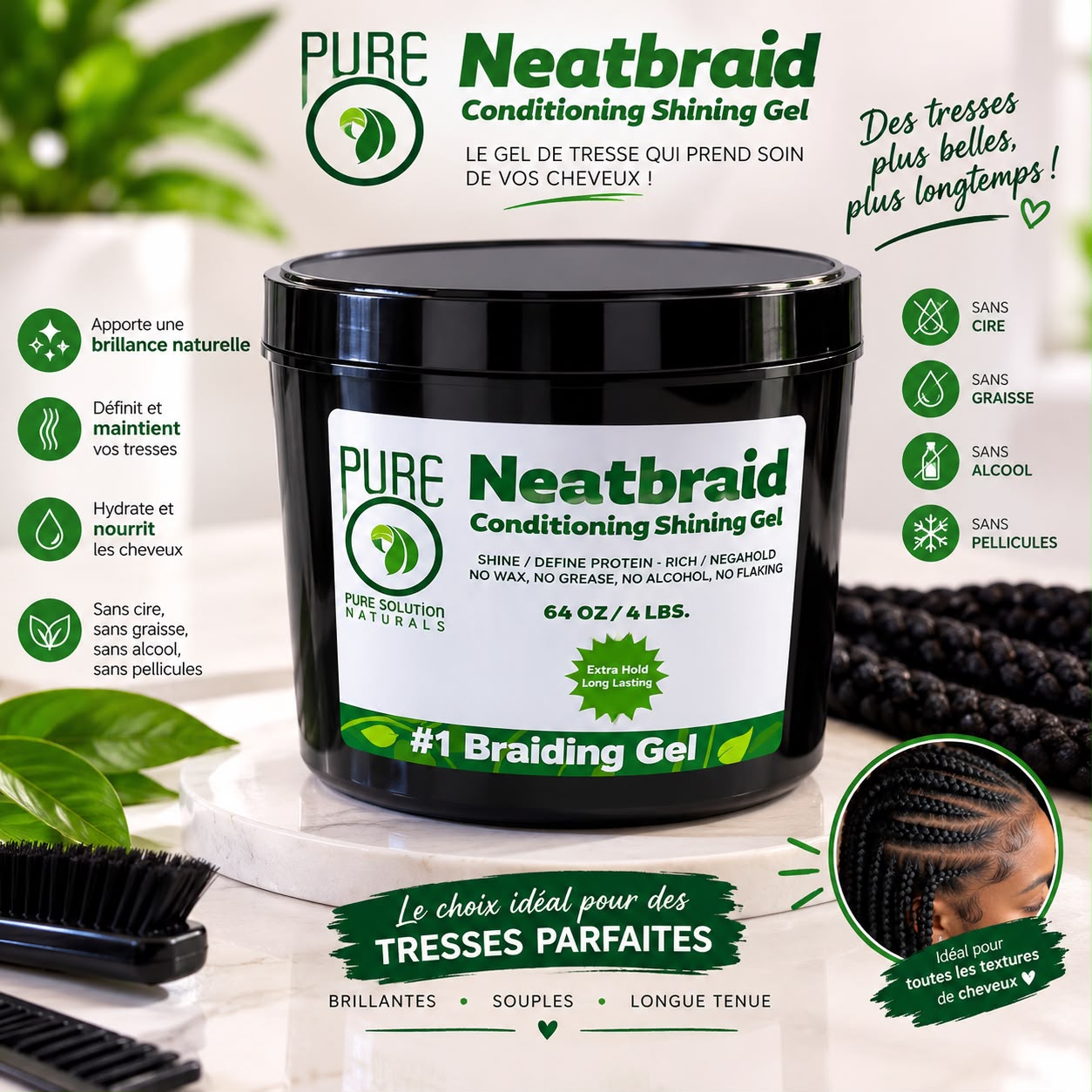 Gel de tresse Neatbraid