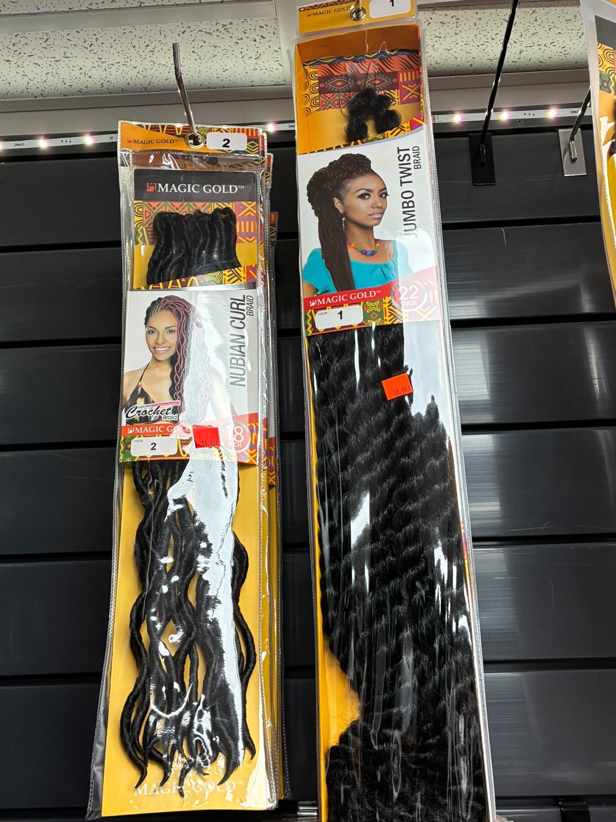 Mèches en vente au salon