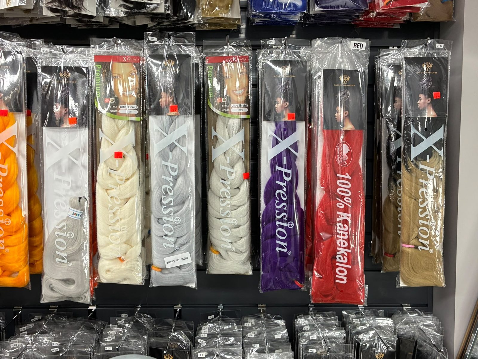Mèches en vente au salon