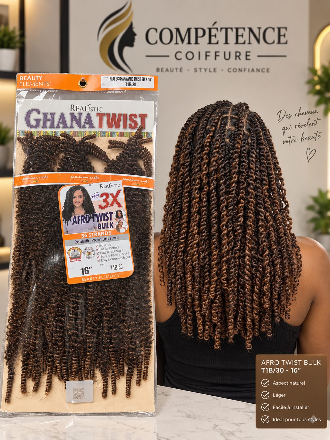 Mèches en vente au salon