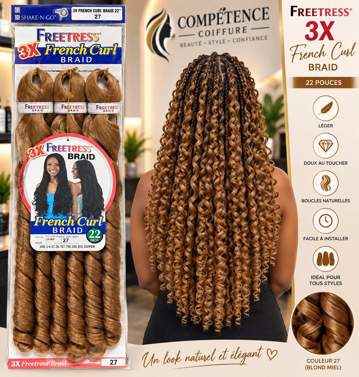 Mèches en vente au salon