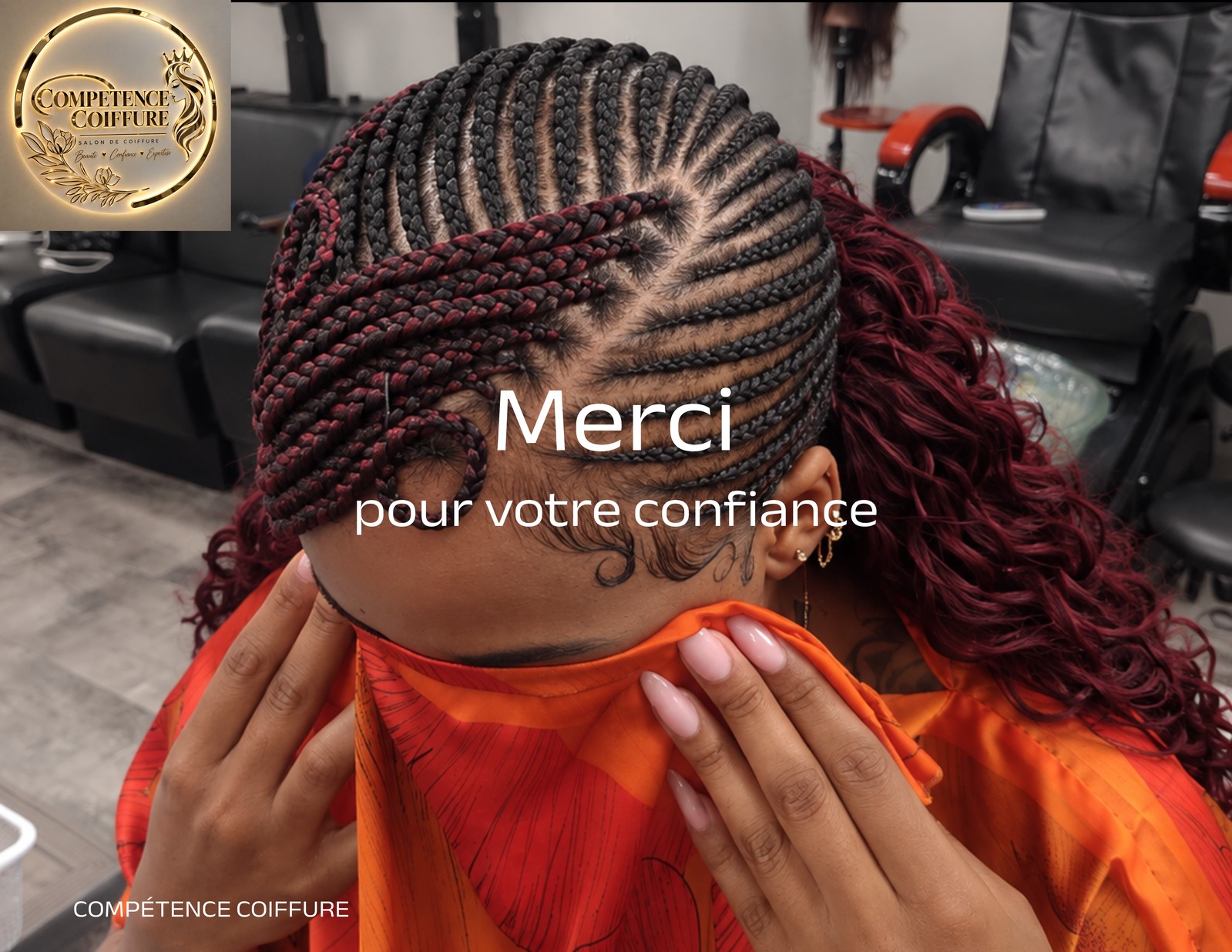 Merci pour votre confiance — Compétence Coiffure