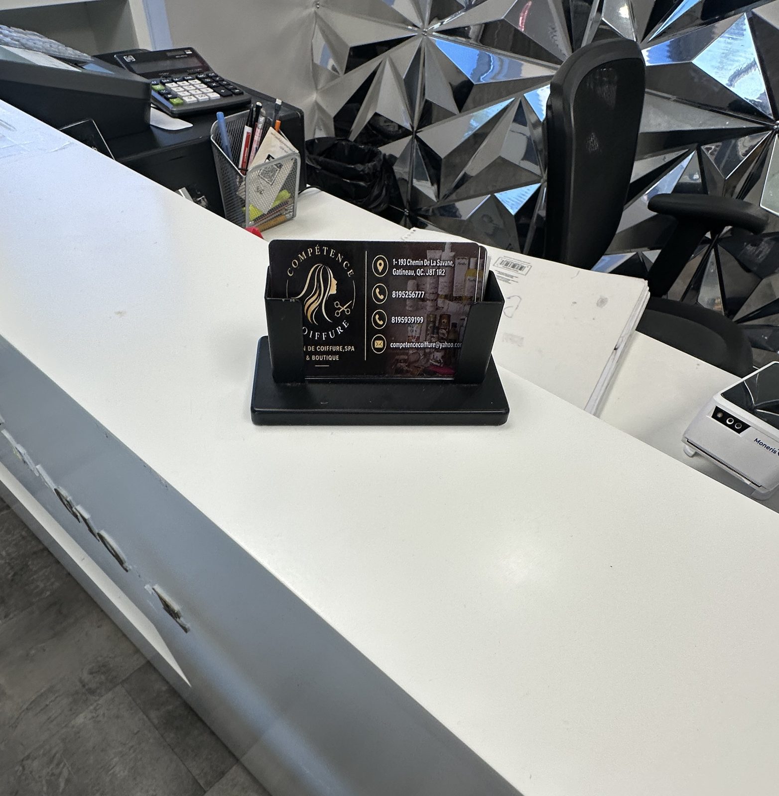 Carte d'affaires Compétence Coiffure